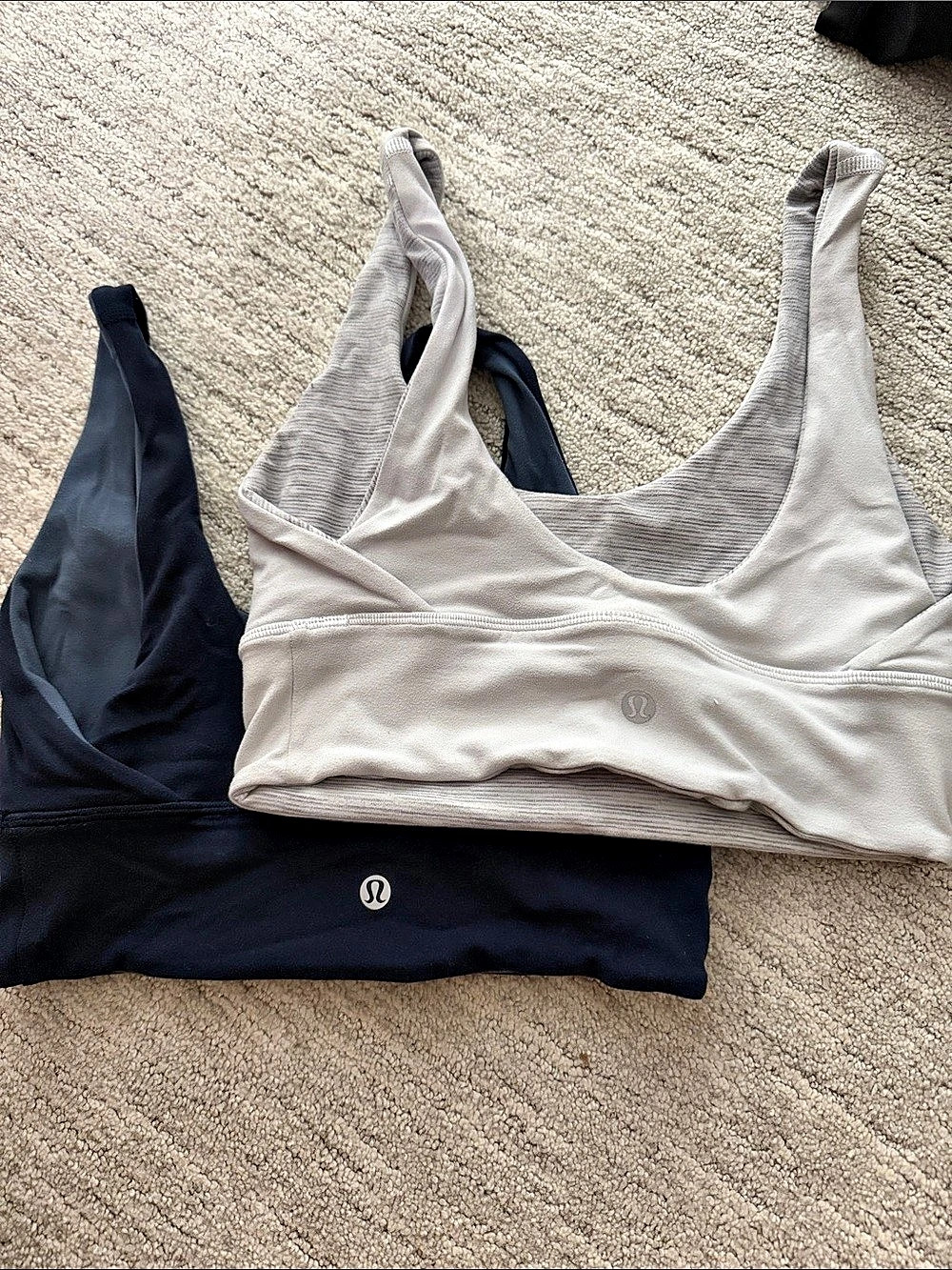 lululemon Align Bra Sports Bra Set Blue & White
